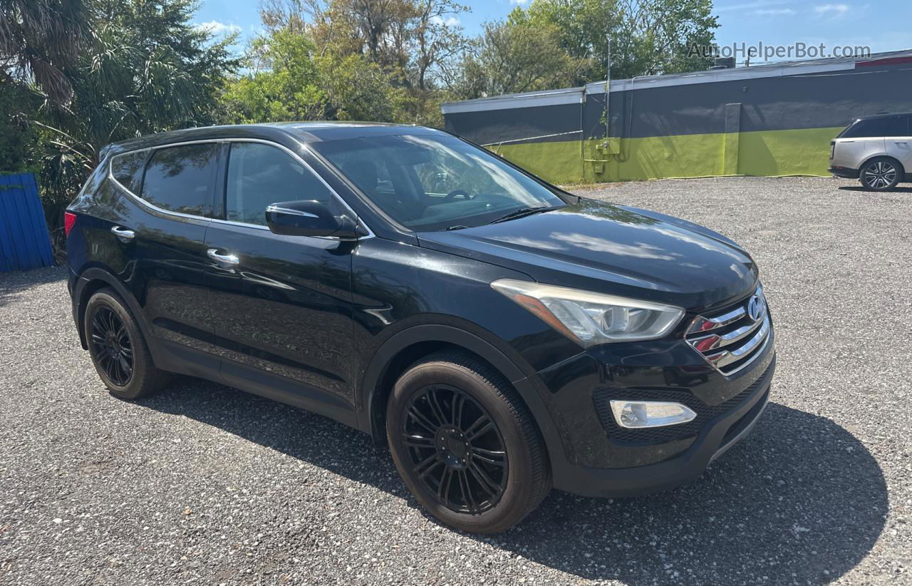 2013 Hyundai Santa Fe Sport  Black vin: 5XYZW3LA7DG026316