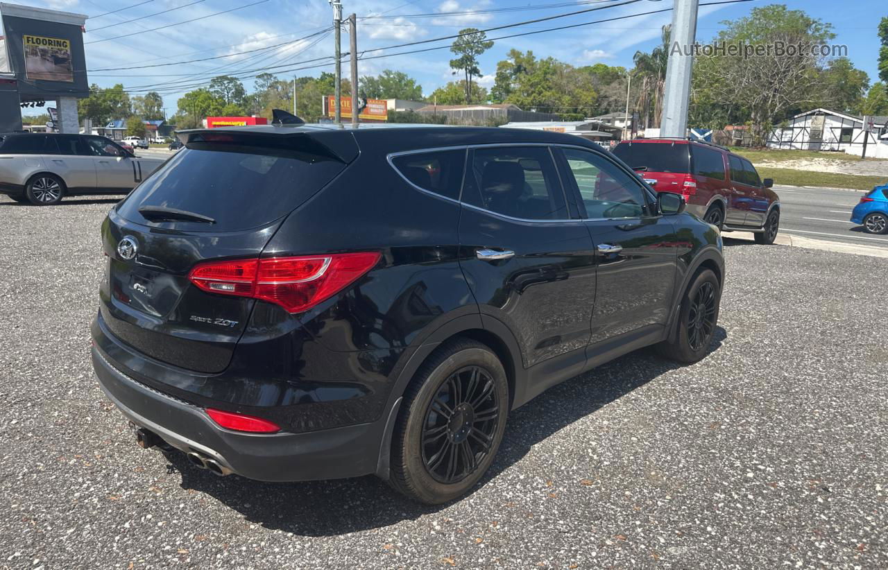 2013 Hyundai Santa Fe Sport  Black vin: 5XYZW3LA7DG026316