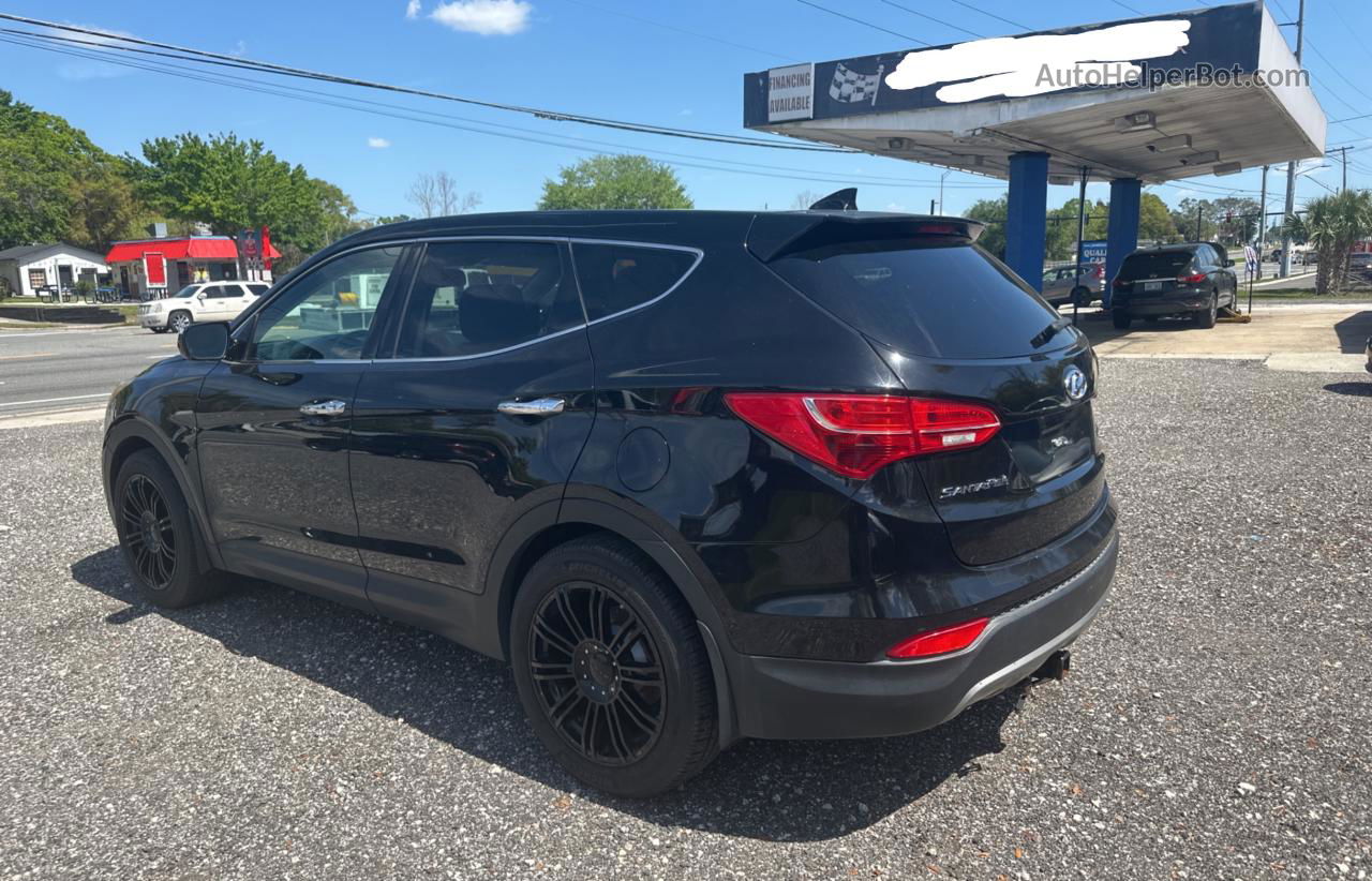 2013 Hyundai Santa Fe Sport  Black vin: 5XYZW3LA7DG026316