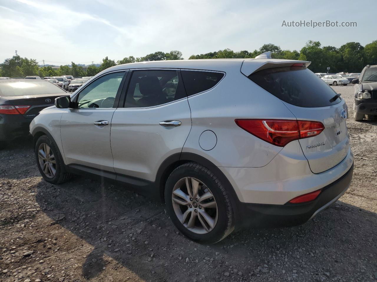 2013 Hyundai Santa Fe Sport  Silver vin: 5XYZW3LA7DG029961