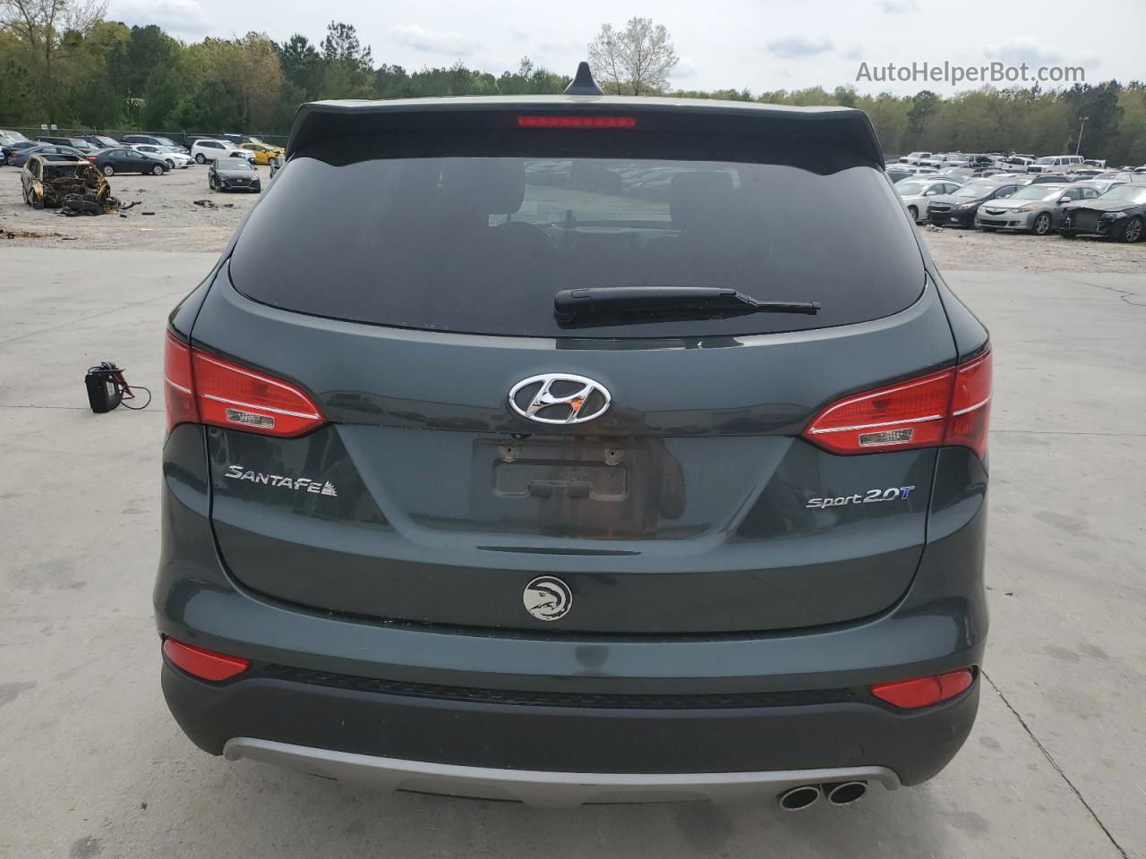 2013 Hyundai Santa Fe Sport  Green vin: 5XYZW3LA7DG067612