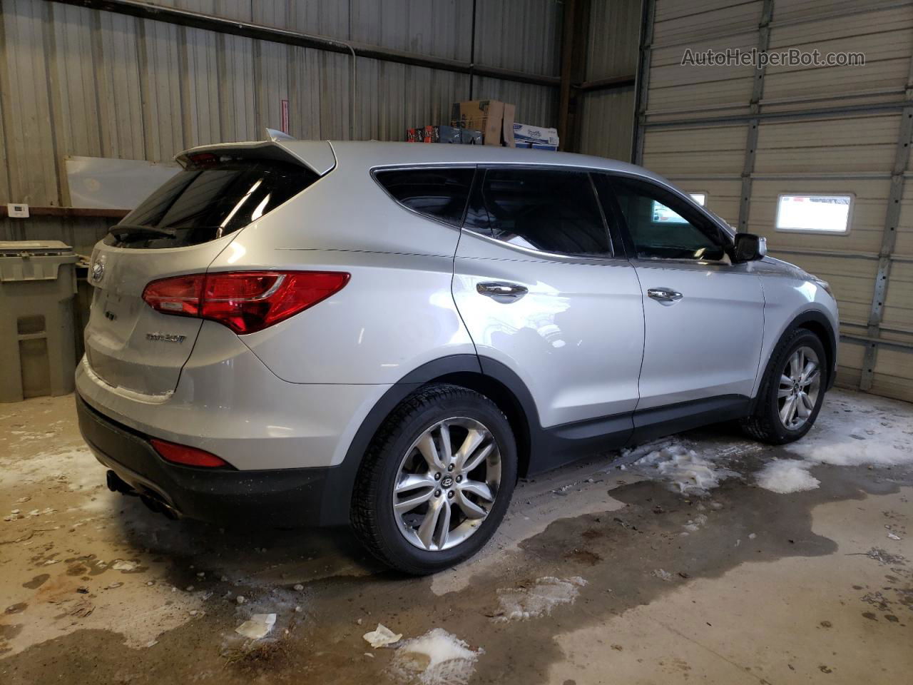 2013 Hyundai Santa Fe Sport  Серебряный vin: 5XYZW3LA8DG076223