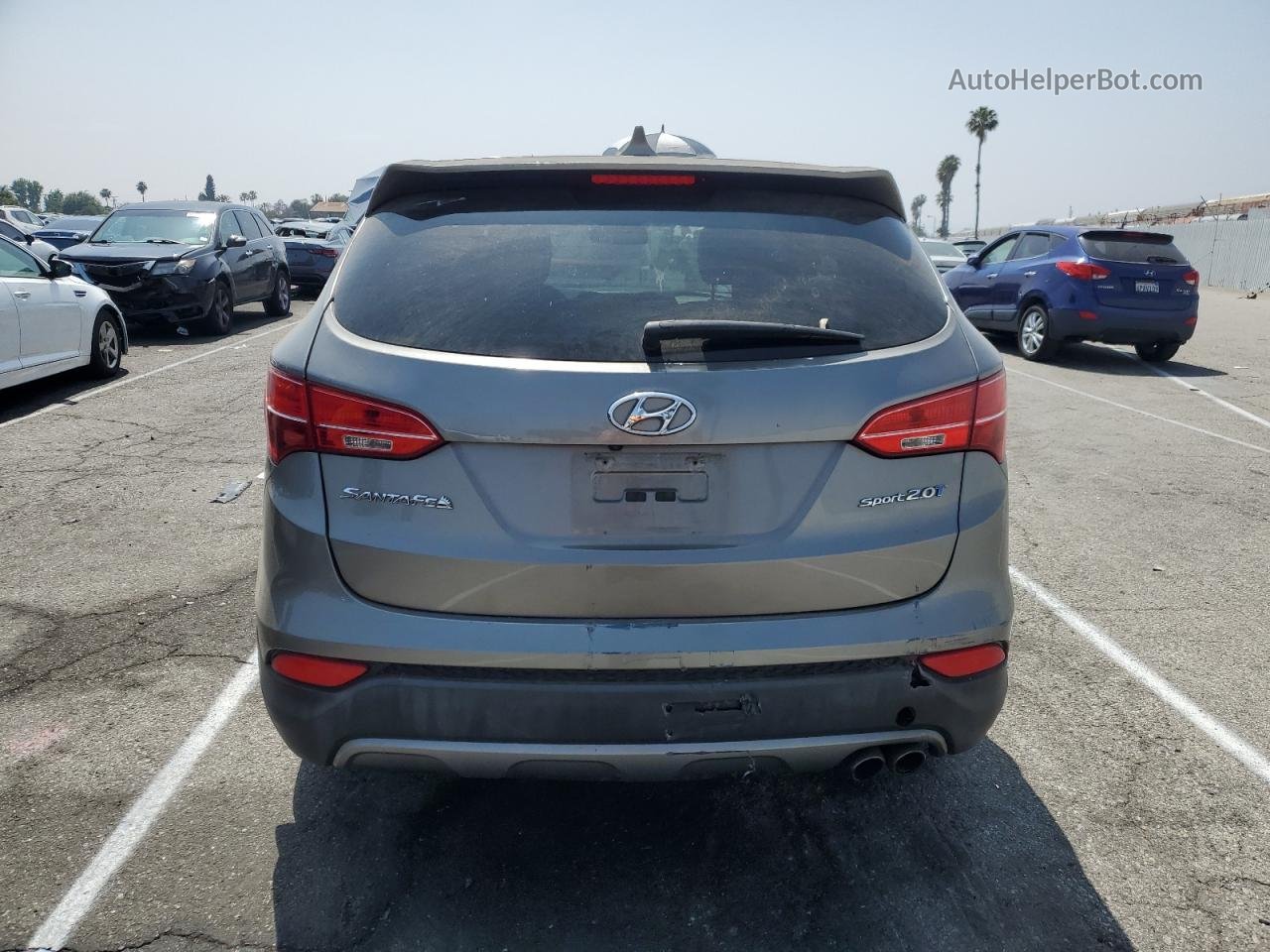 2013 Hyundai Santa Fe Sport  Gray vin: 5XYZW3LA9DG030030