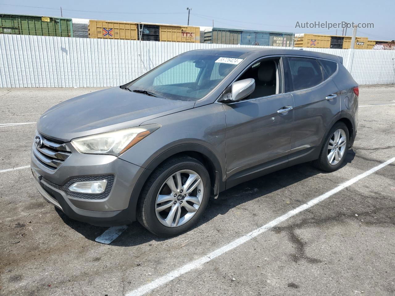 2013 Hyundai Santa Fe Sport  Gray vin: 5XYZW3LA9DG030030