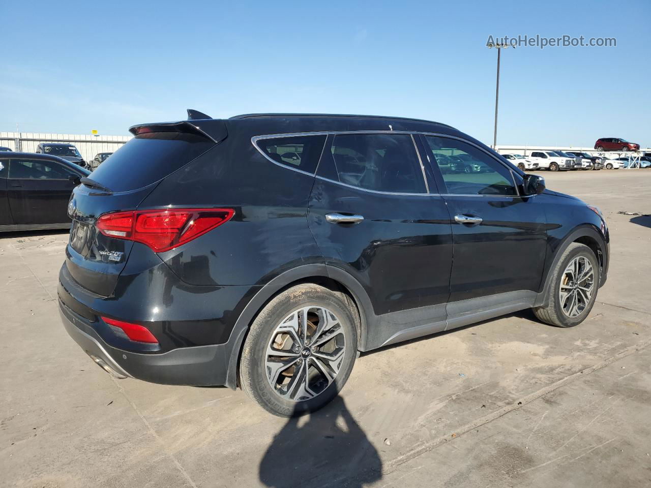 2018 Hyundai Santa Fe Sport  Черный vin: 5XYZW4LA0JG524150