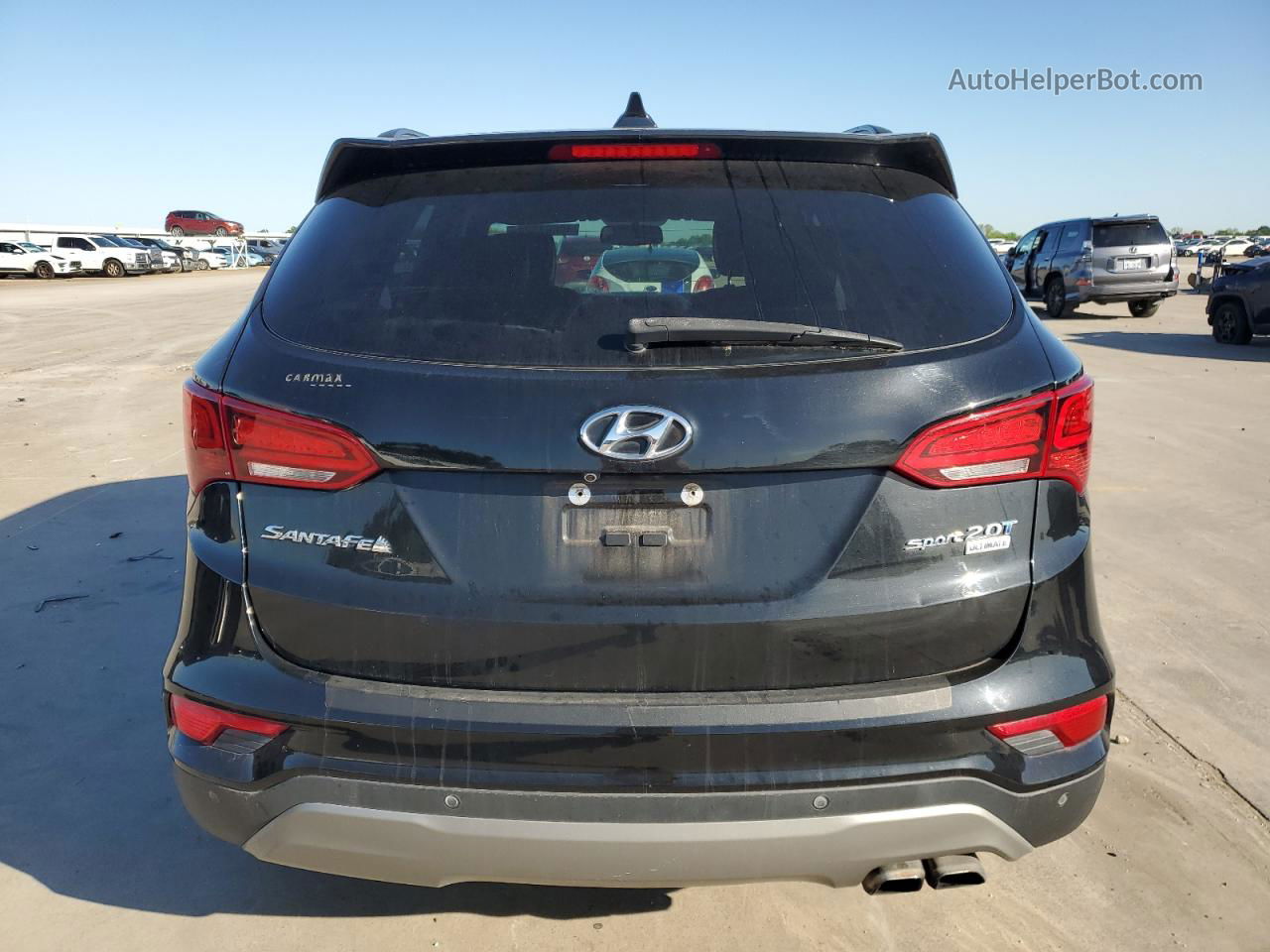 2018 Hyundai Santa Fe Sport  Черный vin: 5XYZW4LA0JG524150