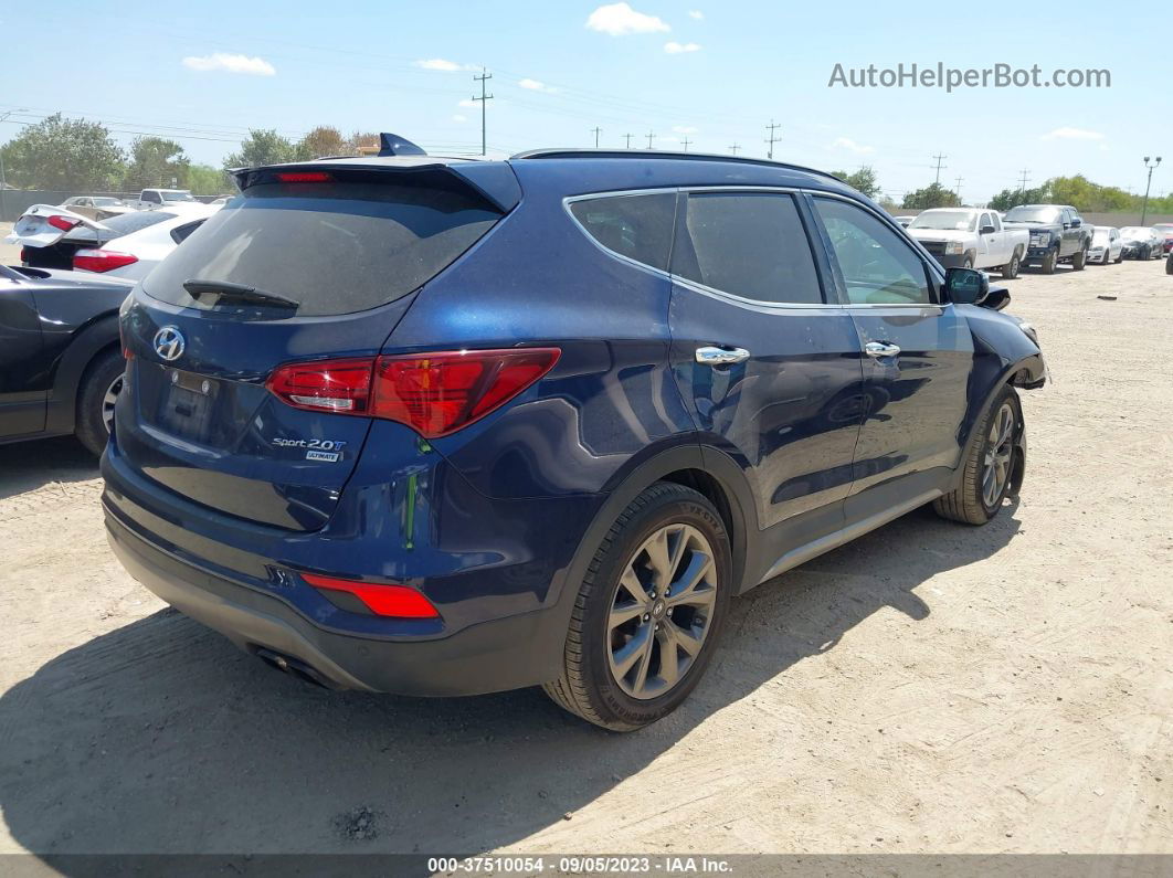 2018 Hyundai Santa Fe Sport 2.0t Ultimate Blue vin: 5XYZW4LA1JG505350