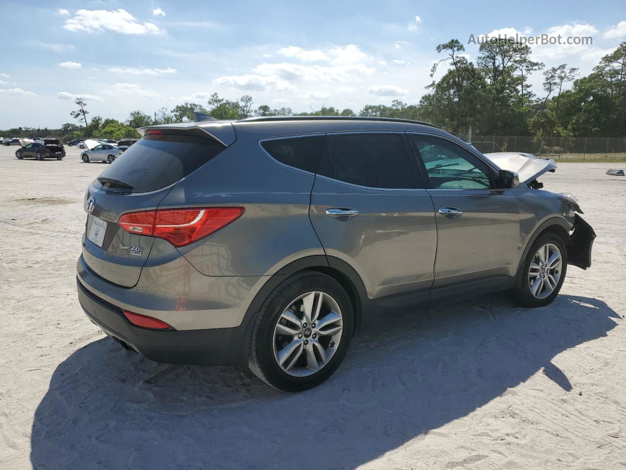 2015 Hyundai Santa Fe Sport  Gray vin: 5XYZW4LA2FG268889