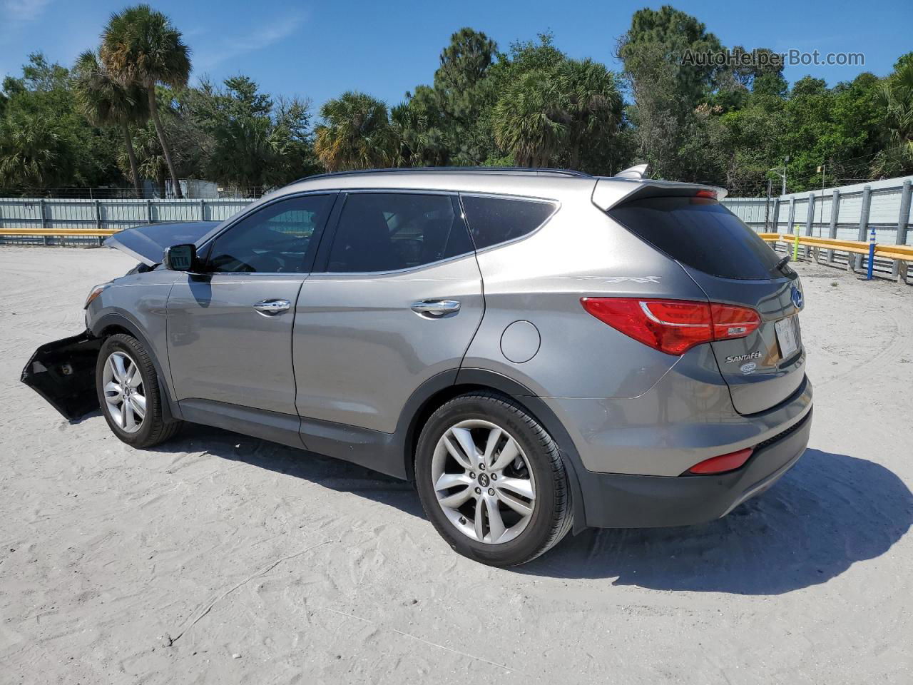 2015 Hyundai Santa Fe Sport  Gray vin: 5XYZW4LA2FG268889