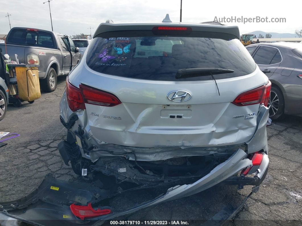 2018 Hyundai Santa Fe Sport 2.0t Ultimate Silver vin: 5XYZW4LA2JG508077