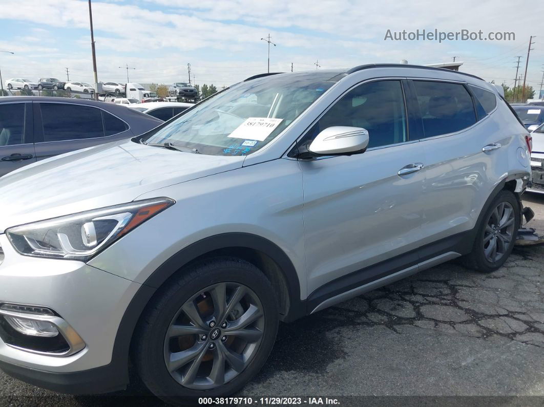 2018 Hyundai Santa Fe Sport 2.0t Ultimate Silver vin: 5XYZW4LA2JG508077