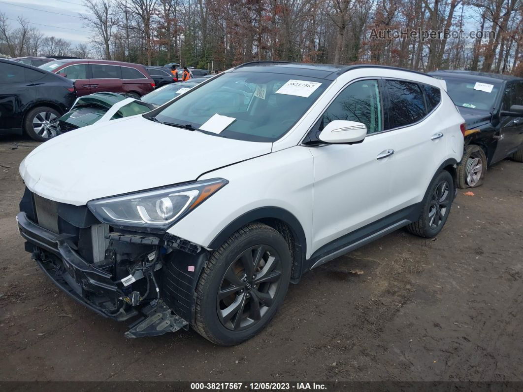 2018 Hyundai Santa Fe Sport 2.0t Ultimate White vin: 5XYZW4LA3JG513613