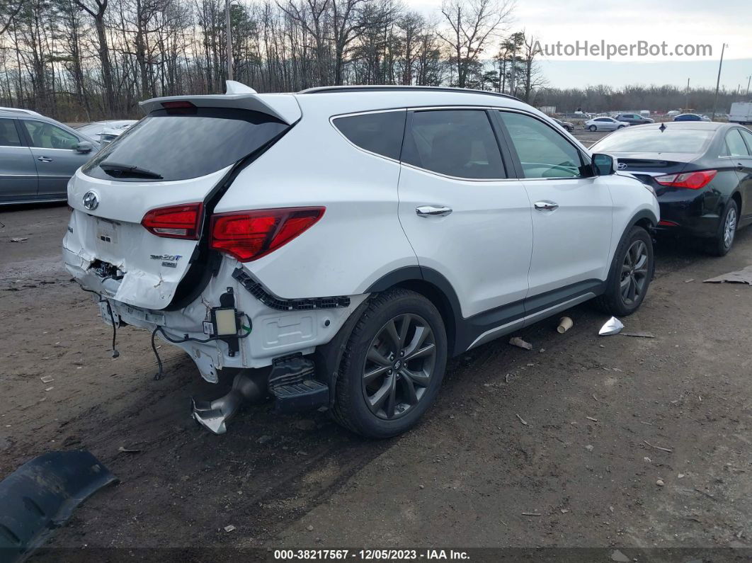 2018 Hyundai Santa Fe Sport 2.0t Ultimate White vin: 5XYZW4LA3JG513613