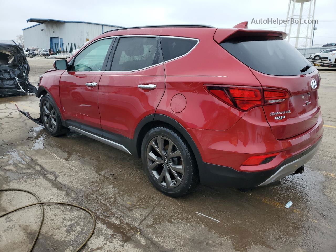 2018 Hyundai Santa Fe Sport  Красный vin: 5XYZW4LA3JG515250