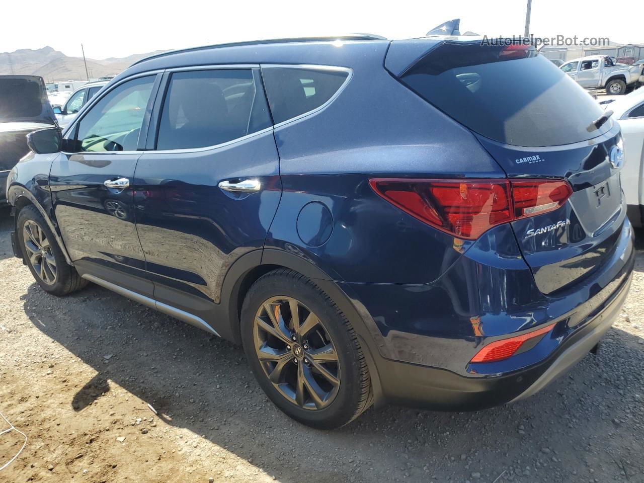 2018 Hyundai Santa Fe Sport  Синий vin: 5XYZW4LA3JG542786