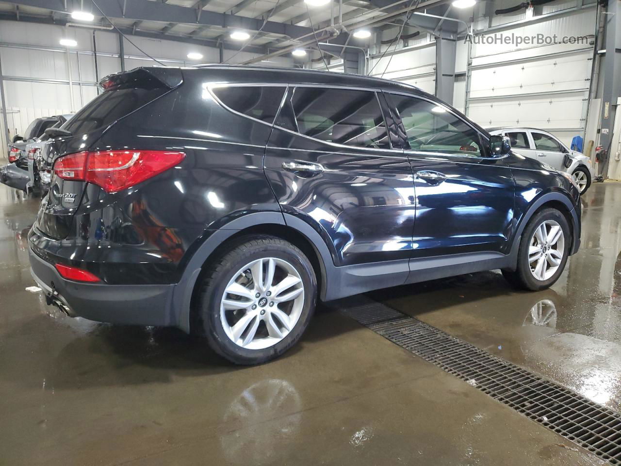 2015 Hyundai Santa Fe Sport  Черный vin: 5XYZW4LA5FG283046