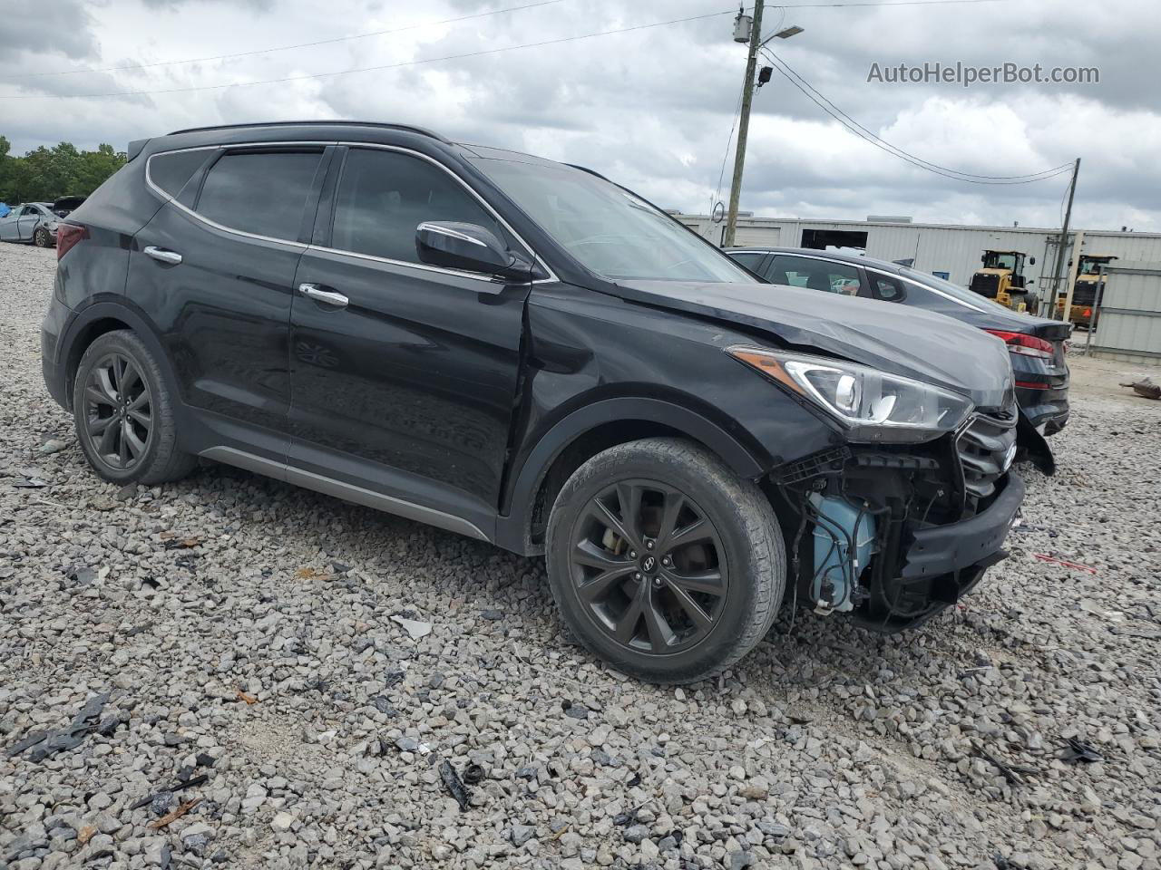 2018 Hyundai Santa Fe Sport  Black vin: 5XYZW4LA9JG536362