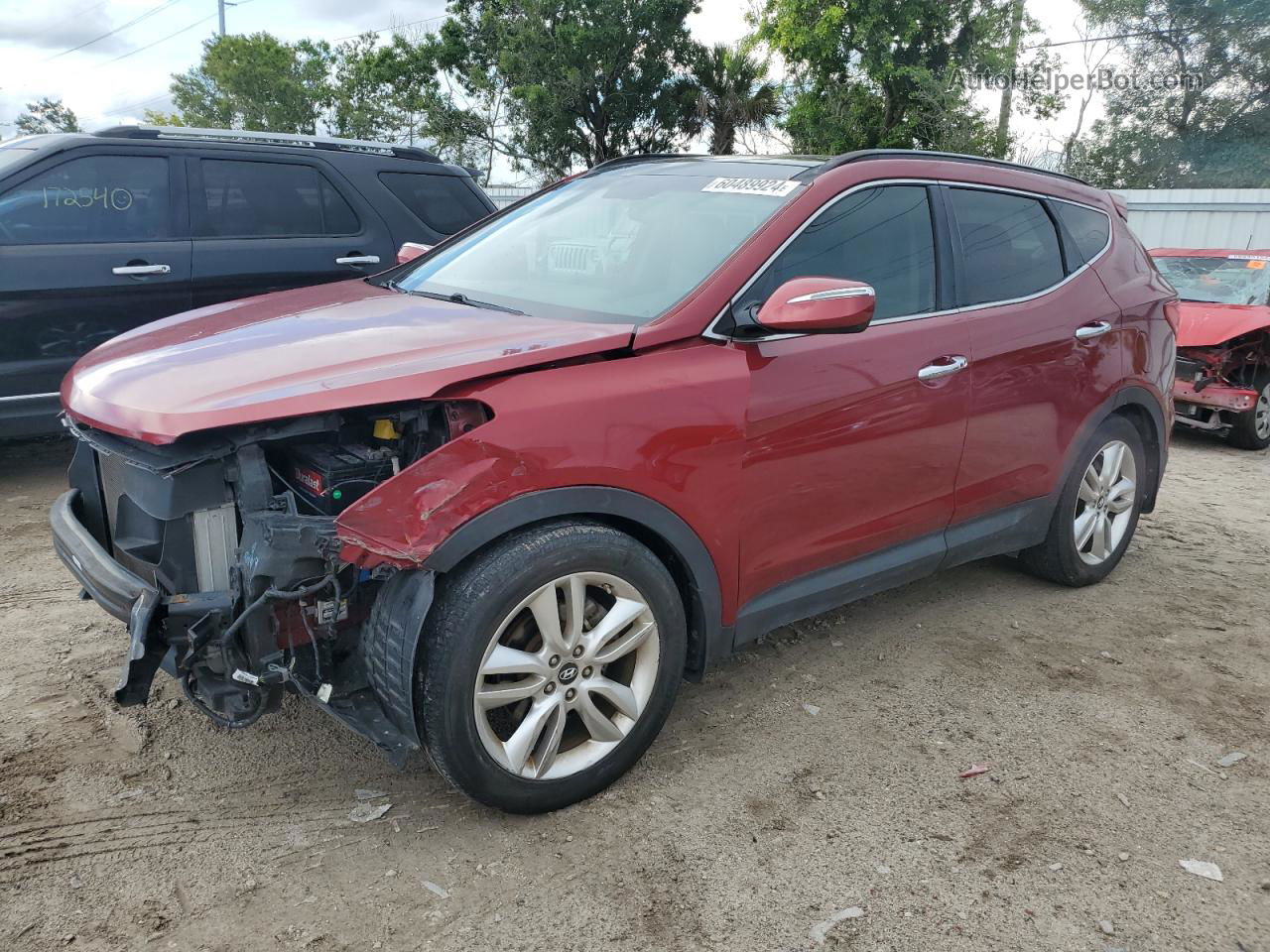 2015 Hyundai Santa Fe Sport  Red vin: 5XYZW4LAXFG241018