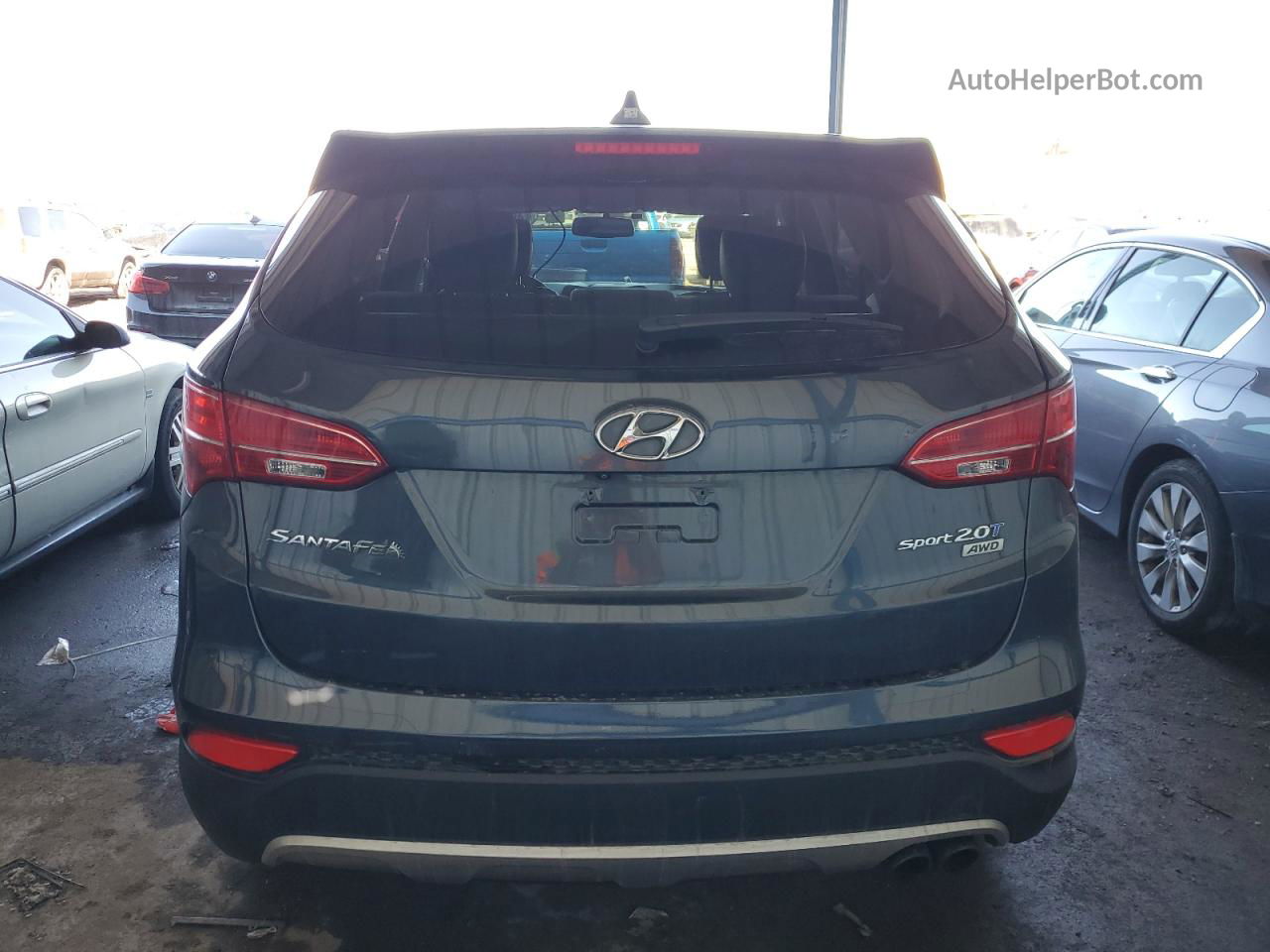 2013 Hyundai Santa Fe Sport  Синий vin: 5XYZWDLA0DG090932