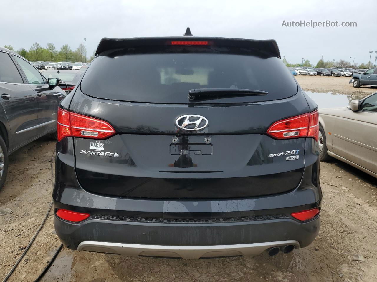 2013 Hyundai Santa Fe Sport  Угольный vin: 5XYZWDLA2DG047483