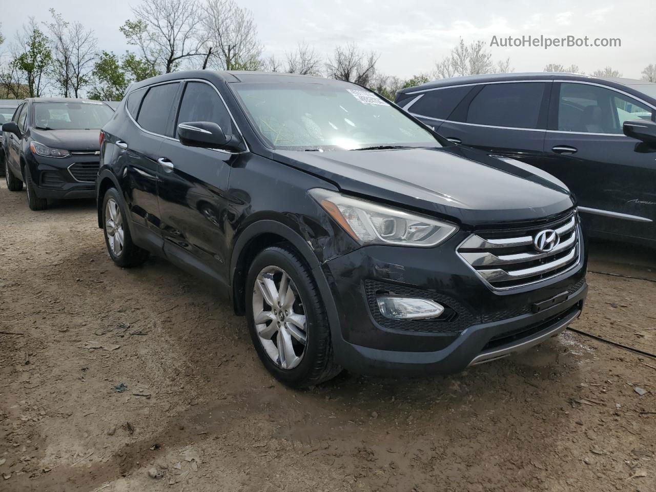 2013 Hyundai Santa Fe Sport  Угольный vin: 5XYZWDLA2DG047483