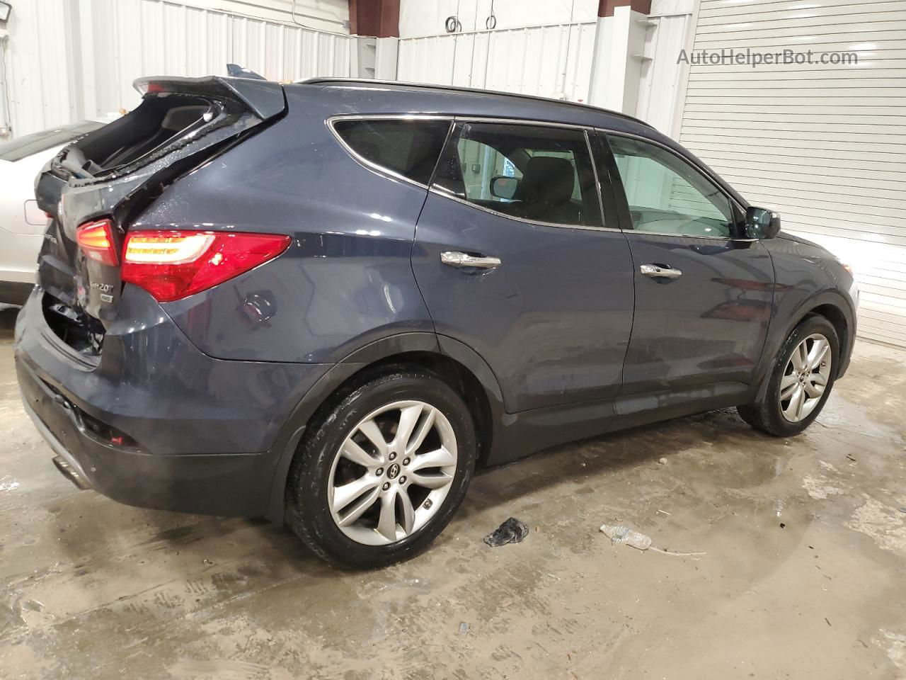 2014 Hyundai Santa Fe Sport  Blue vin: 5XYZWDLA2EG186076