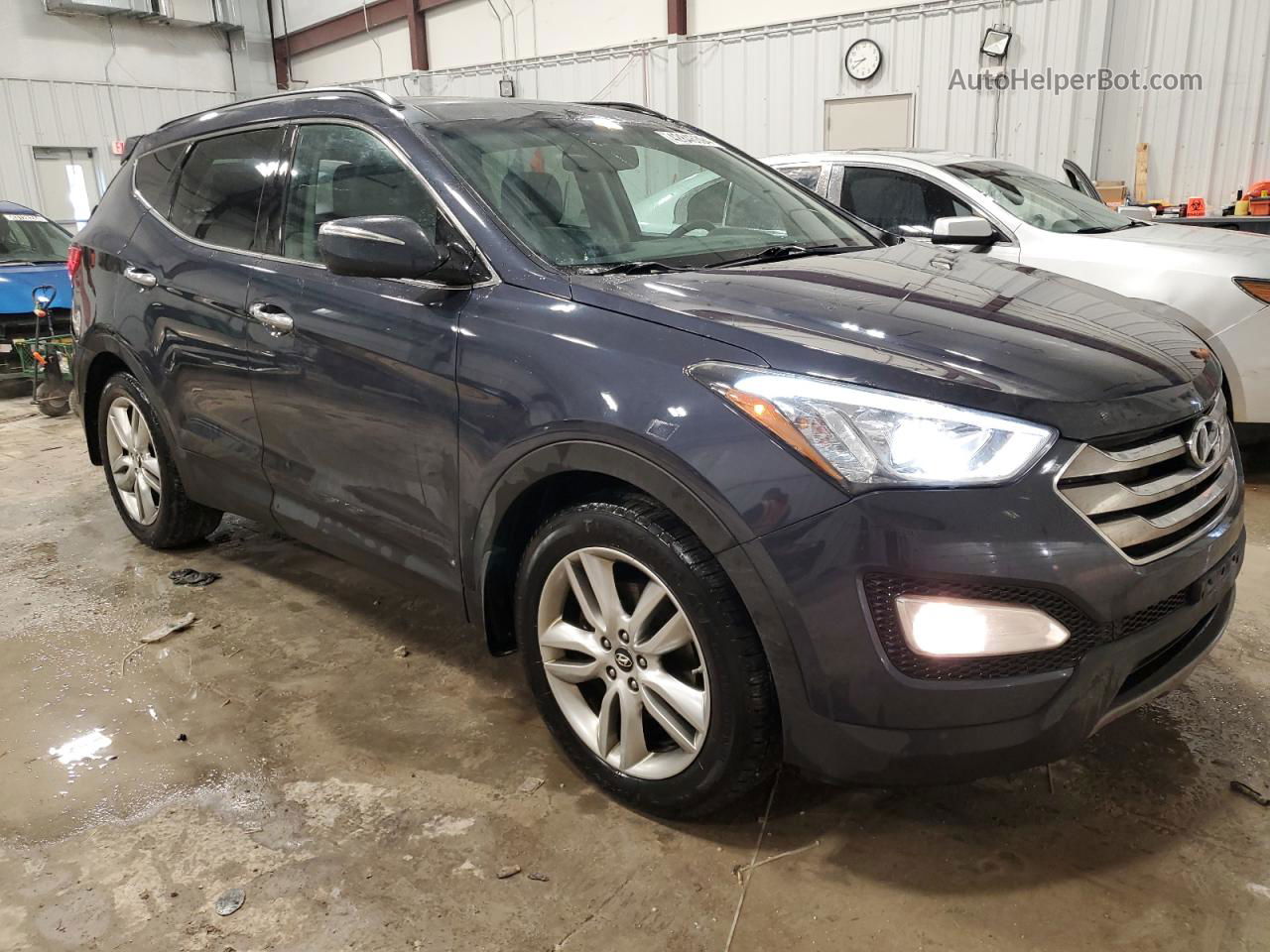 2014 Hyundai Santa Fe Sport  Blue vin: 5XYZWDLA2EG186076