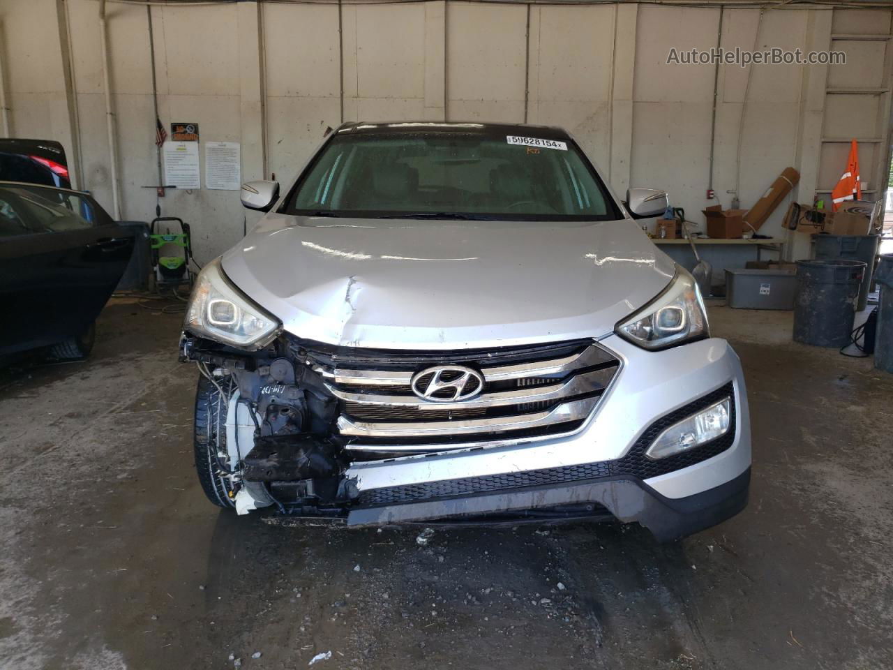 2013 Hyundai Santa Fe Sport  Серебряный vin: 5XYZWDLA3DG059173