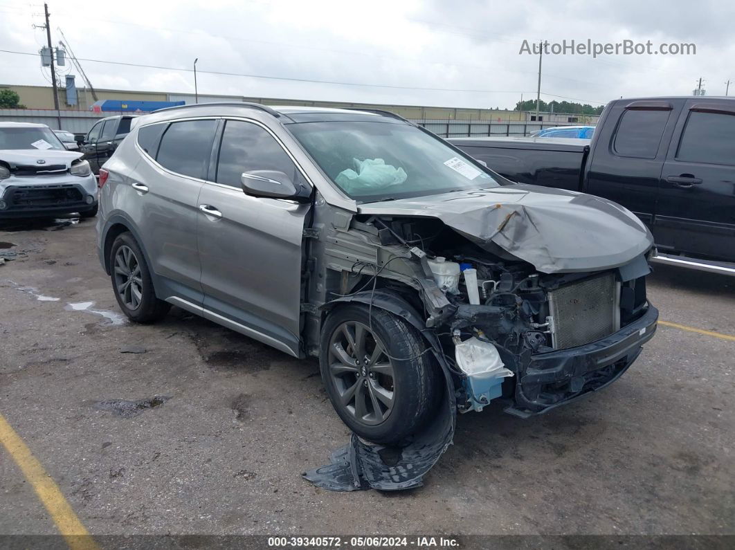 2018 Hyundai Santa Fe Sport 2.0t Ultimate Gray vin: 5XYZWDLA3JG522442