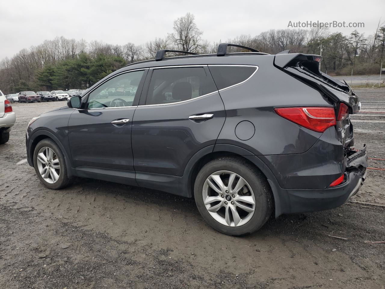 2015 Hyundai Santa Fe Sport  Gray vin: 5XYZWDLA4FG292756