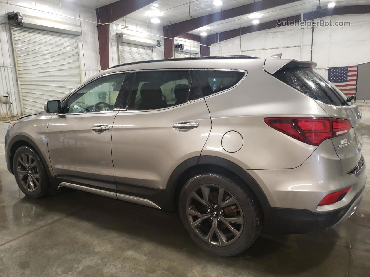 2018 Hyundai Santa Fe Sport  Серый vin: 5XYZWDLA4JG554817