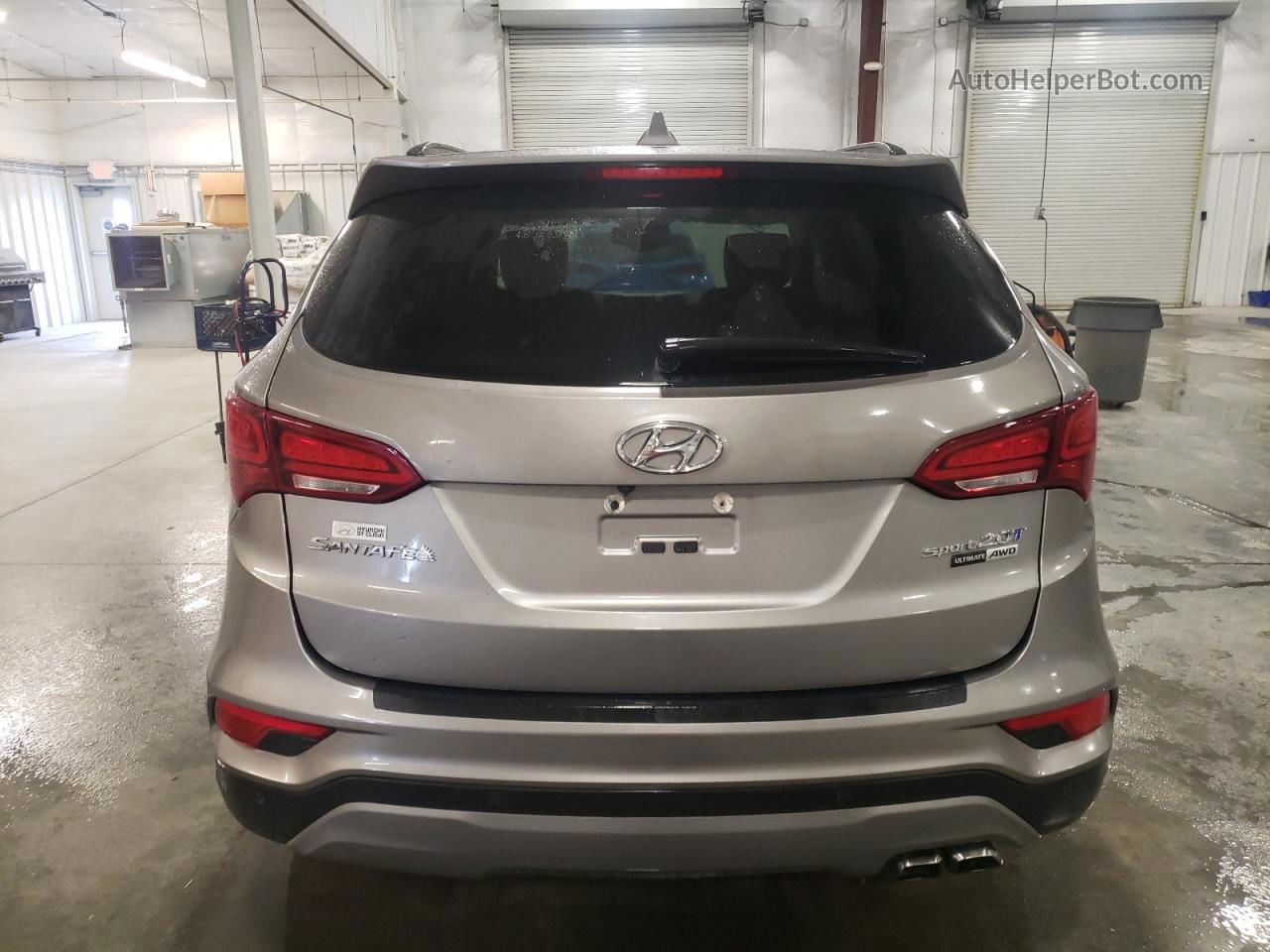 2018 Hyundai Santa Fe Sport  Gray vin: 5XYZWDLA4JG554817