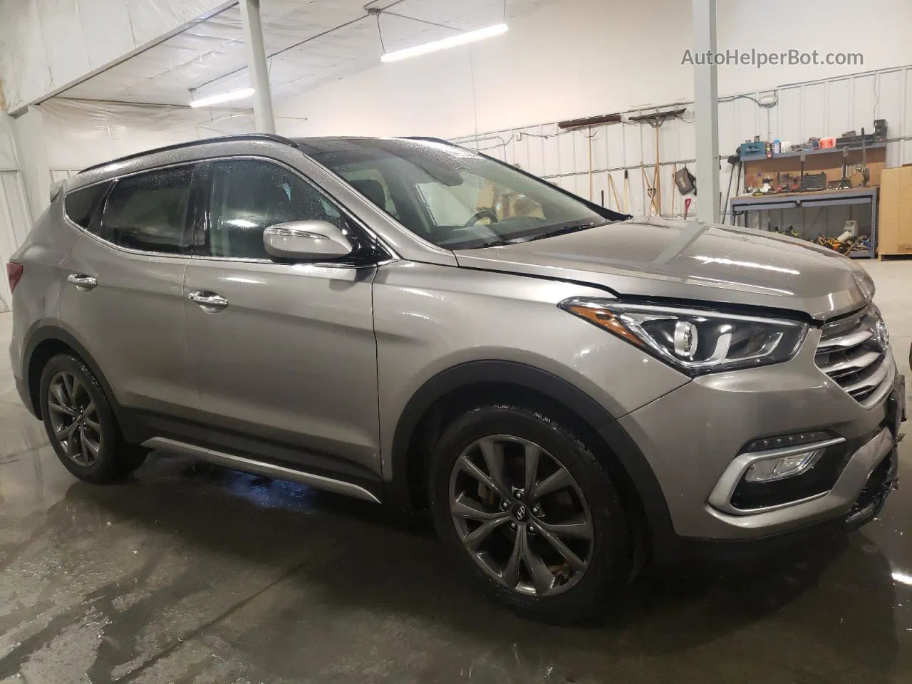 2018 Hyundai Santa Fe Sport  Серый vin: 5XYZWDLA4JG554817