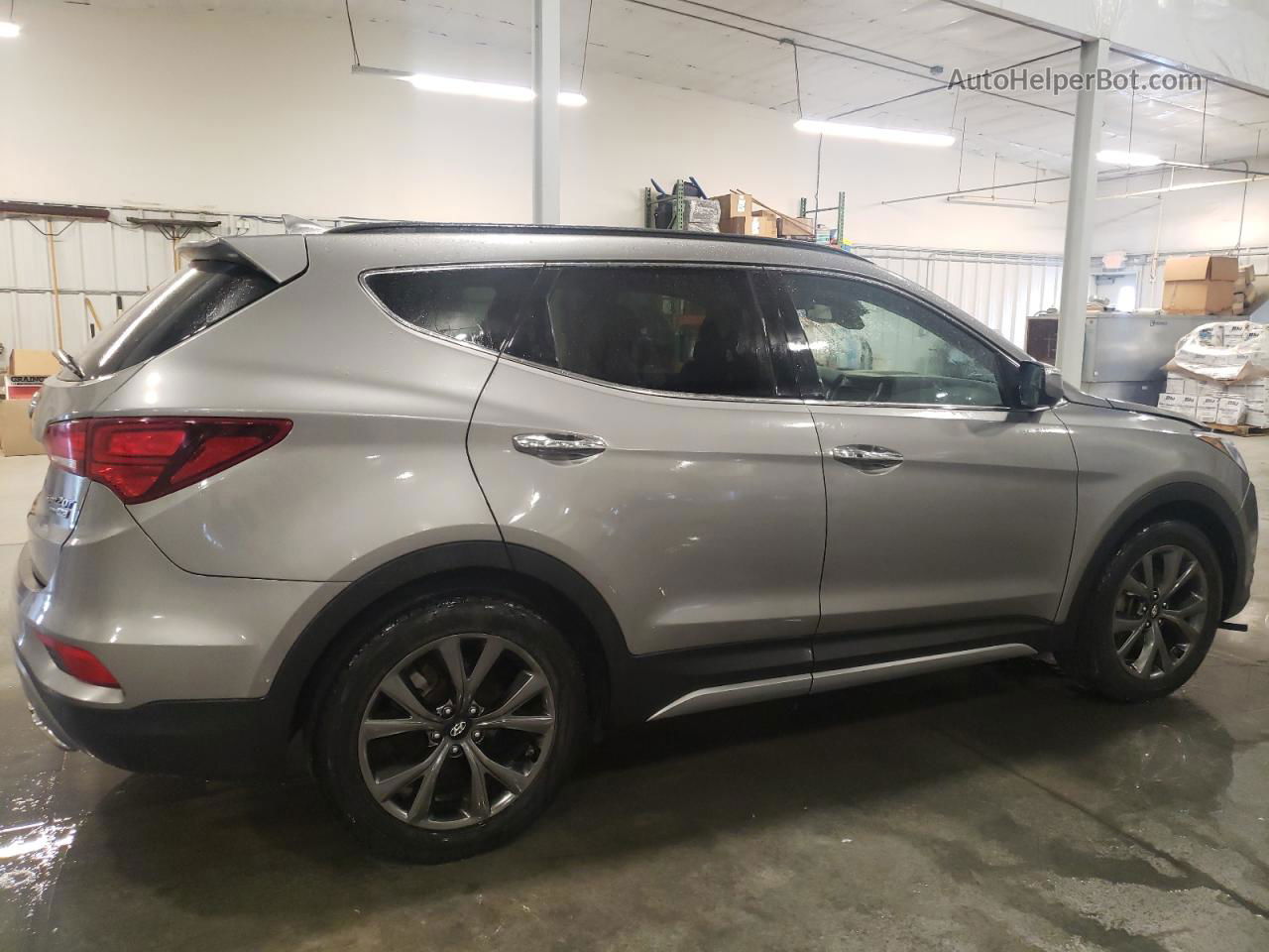 2018 Hyundai Santa Fe Sport  Серый vin: 5XYZWDLA4JG554817