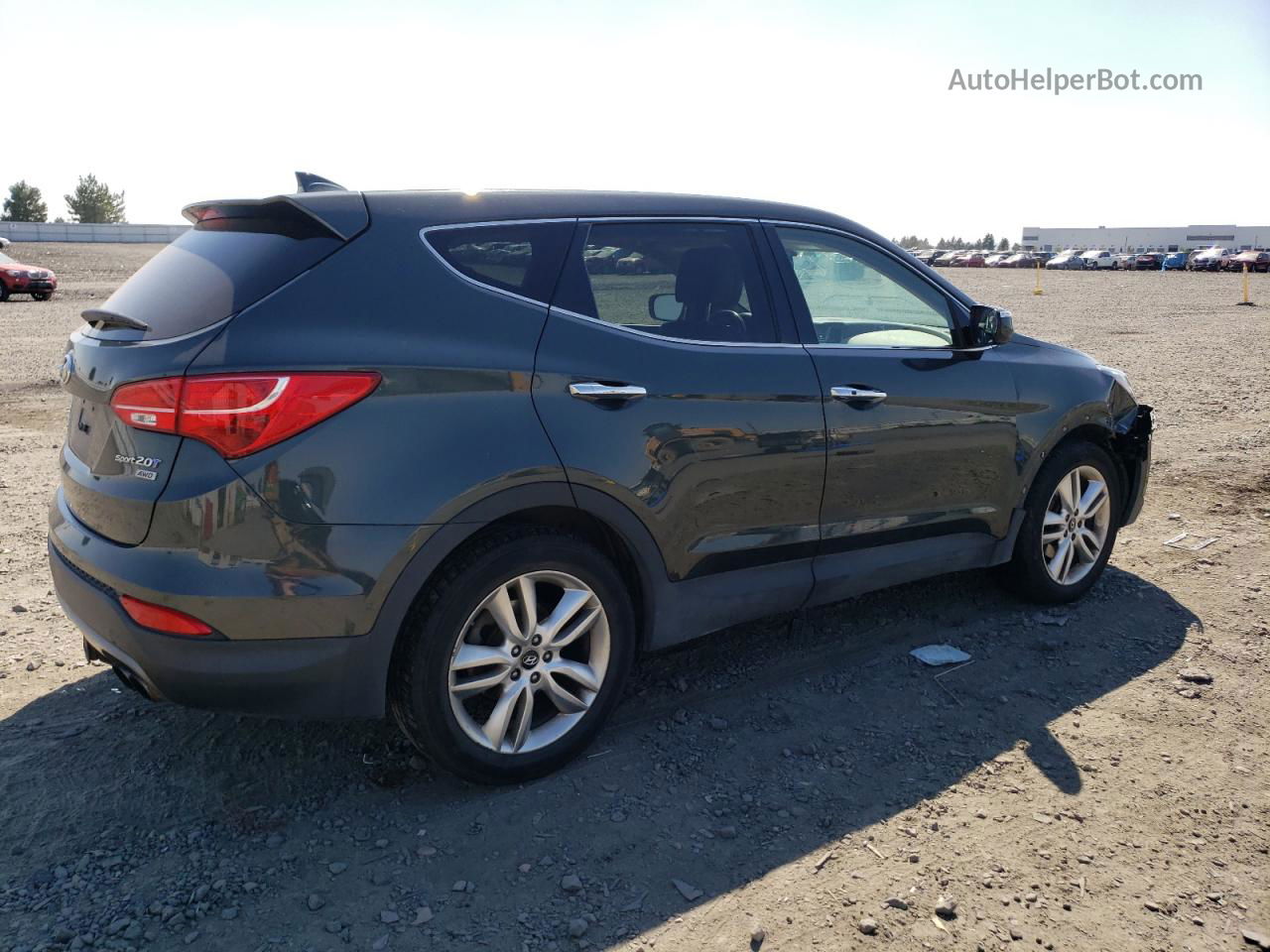 2013 Hyundai Santa Fe Sport  Gray vin: 5XYZWDLA6DG027236