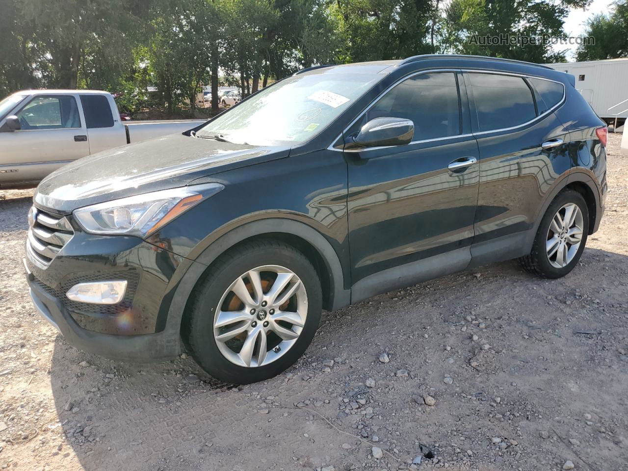 2014 Hyundai Santa Fe Sport  Black vin: 5XYZWDLA6EG161665