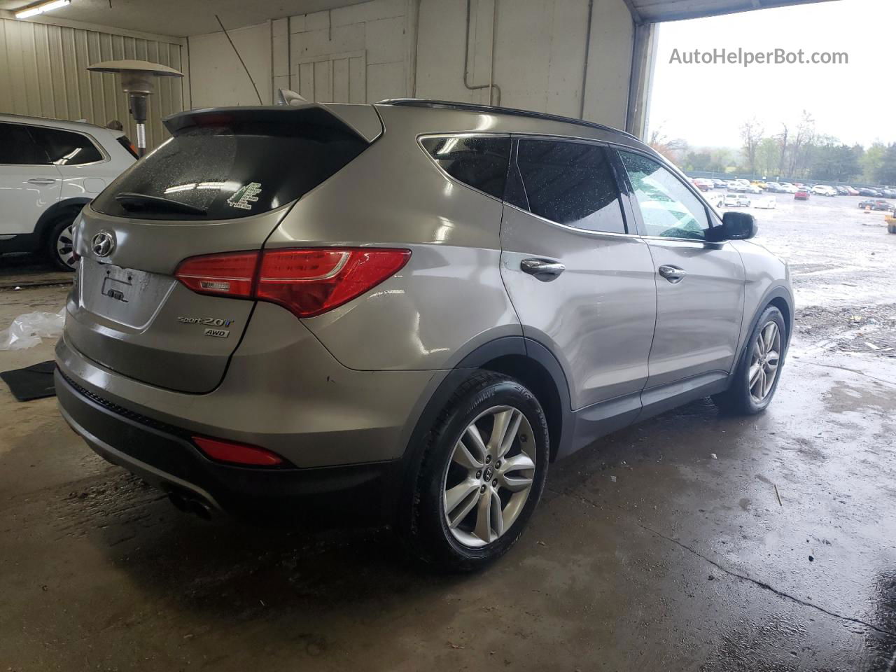 2014 Hyundai Santa Fe Sport  Серый vin: 5XYZWDLA6EG187165