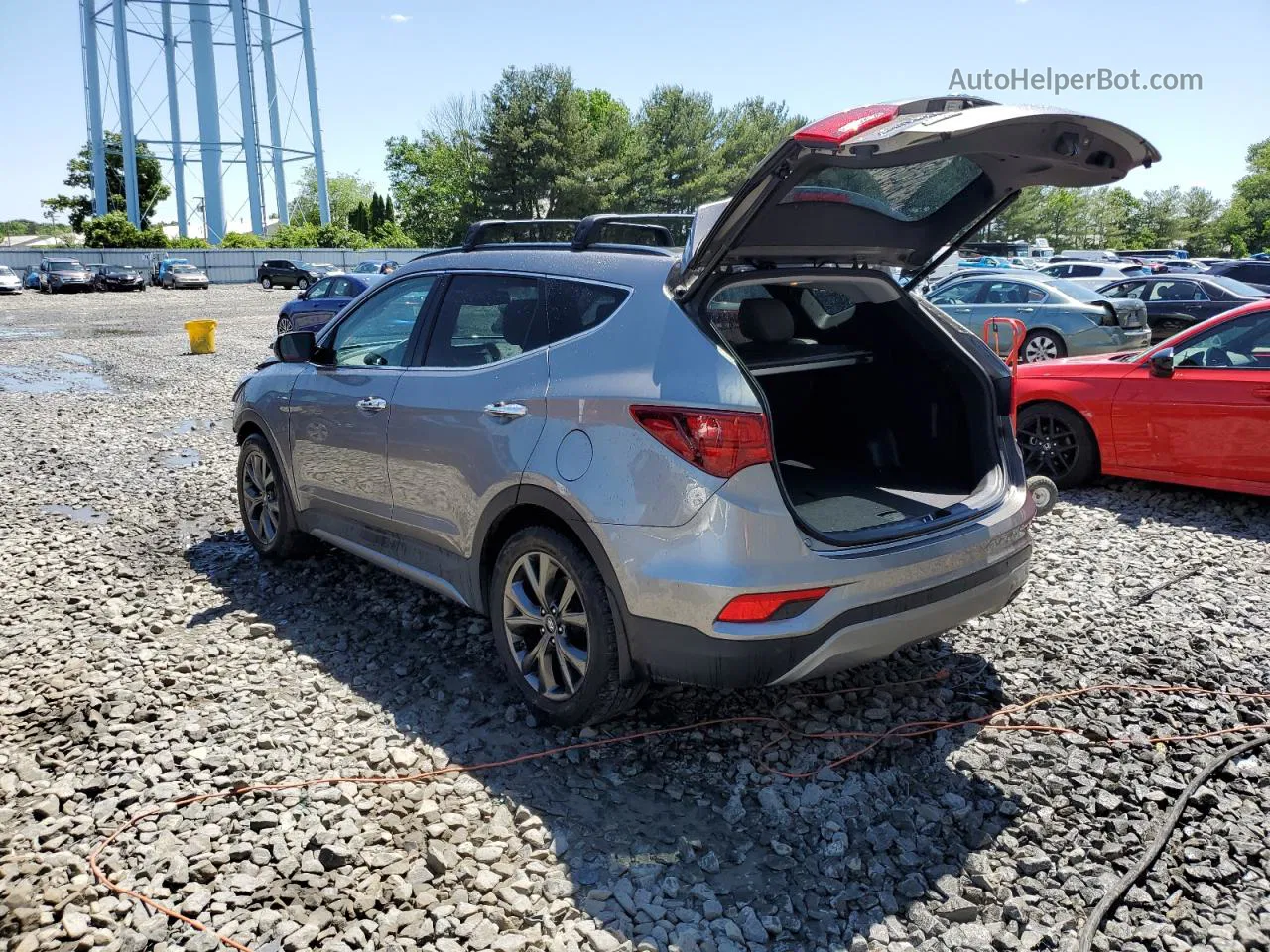 2018 Hyundai Santa Fe Sport  Charcoal vin: 5XYZWDLA7JG505515