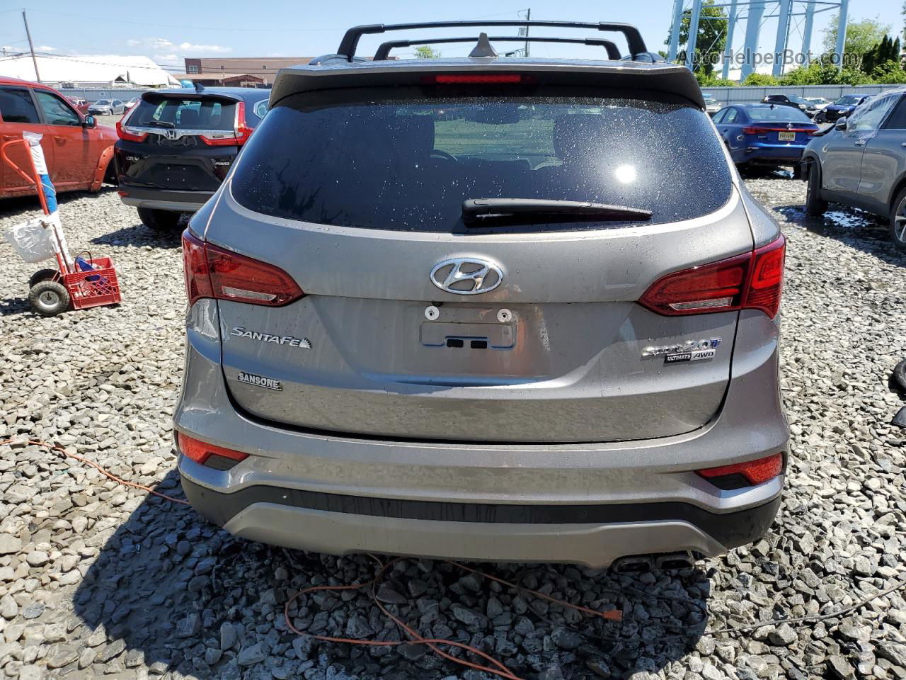 2018 Hyundai Santa Fe Sport  Charcoal vin: 5XYZWDLA7JG505515