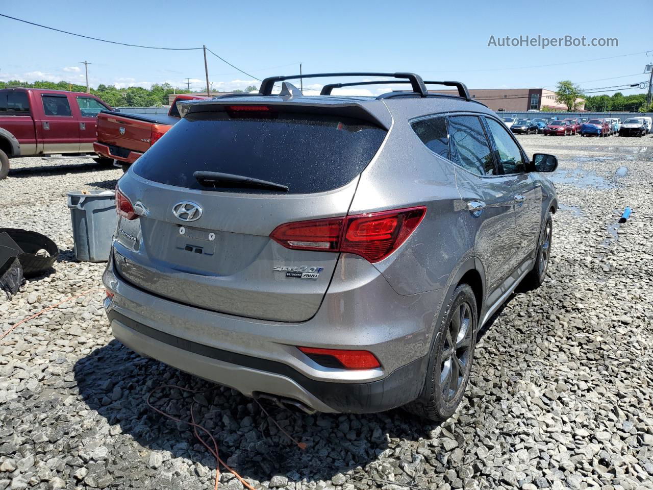 2018 Hyundai Santa Fe Sport  Charcoal vin: 5XYZWDLA7JG505515