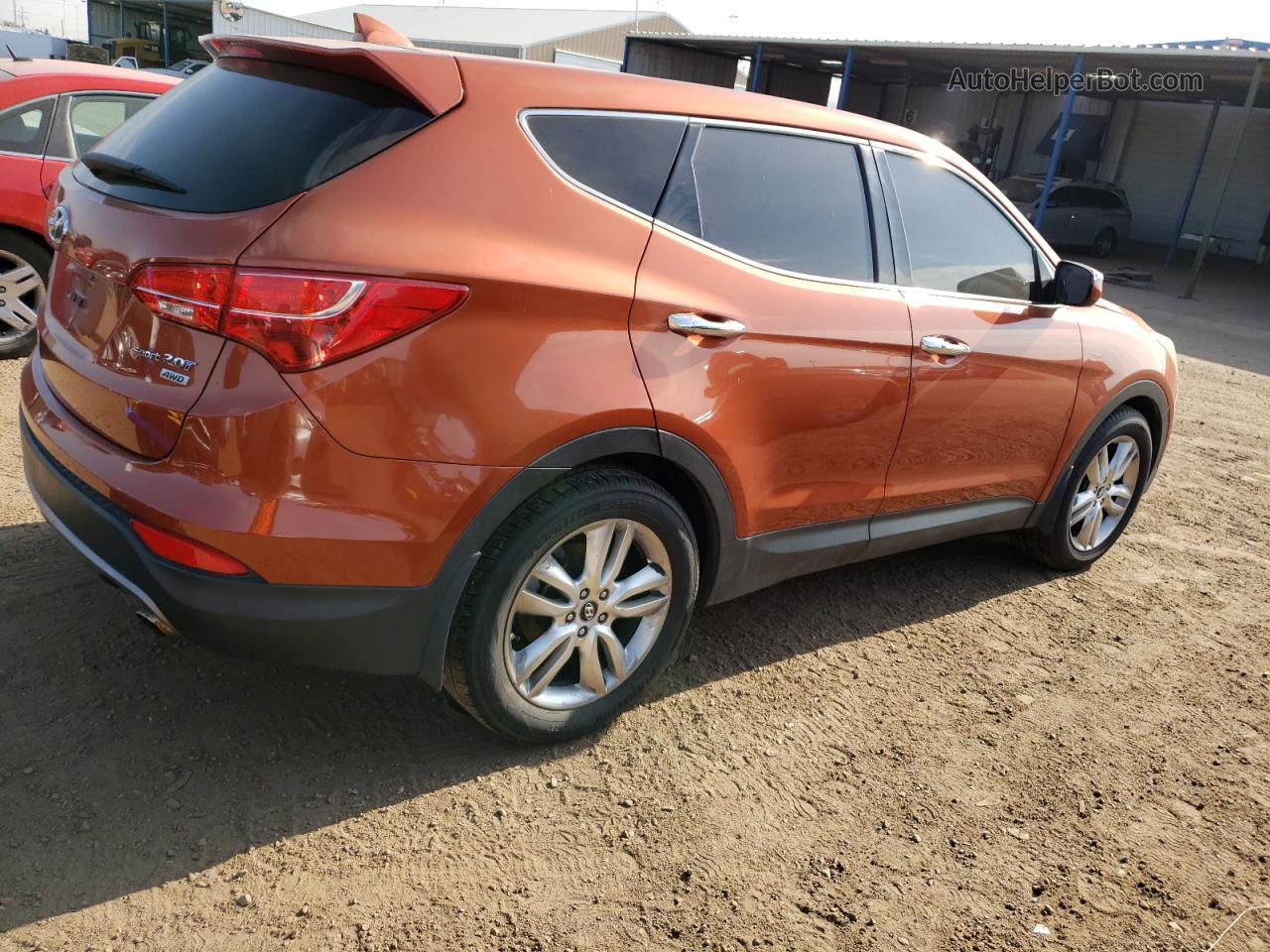 2013 Hyundai Santa Fe Sport  Оранжевый vin: 5XYZWDLA8DG045673