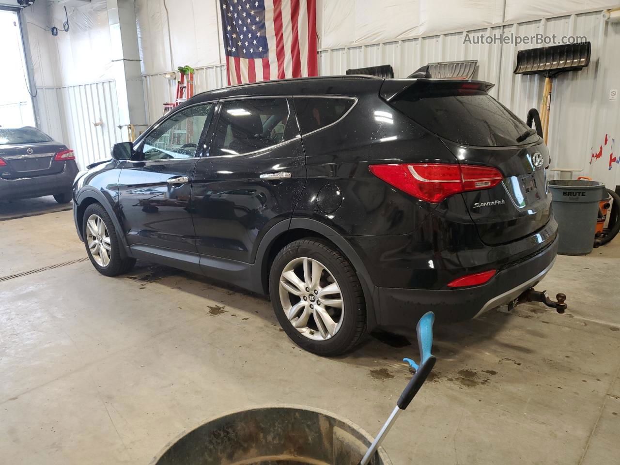 2014 Hyundai Santa Fe Sport  Black vin: 5XYZWDLA8EG136119