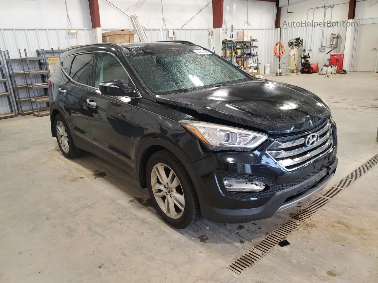 2014 Hyundai Santa Fe Sport  Black vin: 5XYZWDLA8EG136119