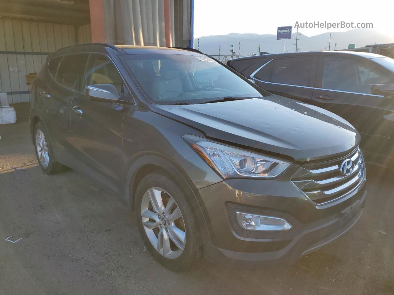 2014 Hyundai Santa Fe Sport  Gray vin: 5XYZWDLA8EG172070