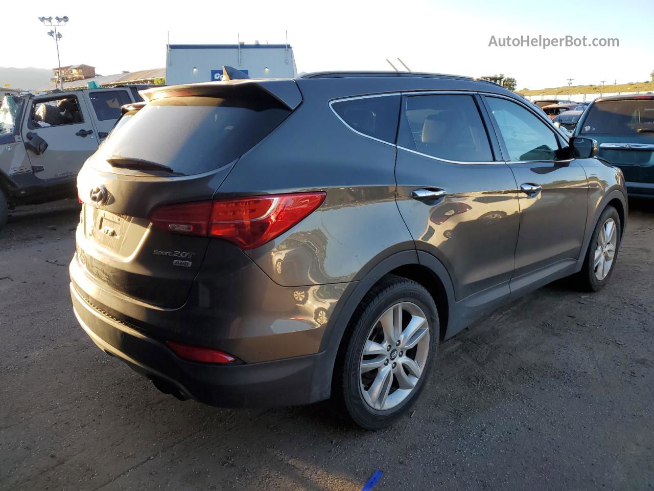 2014 Hyundai Santa Fe Sport  Gray vin: 5XYZWDLA8EG172070