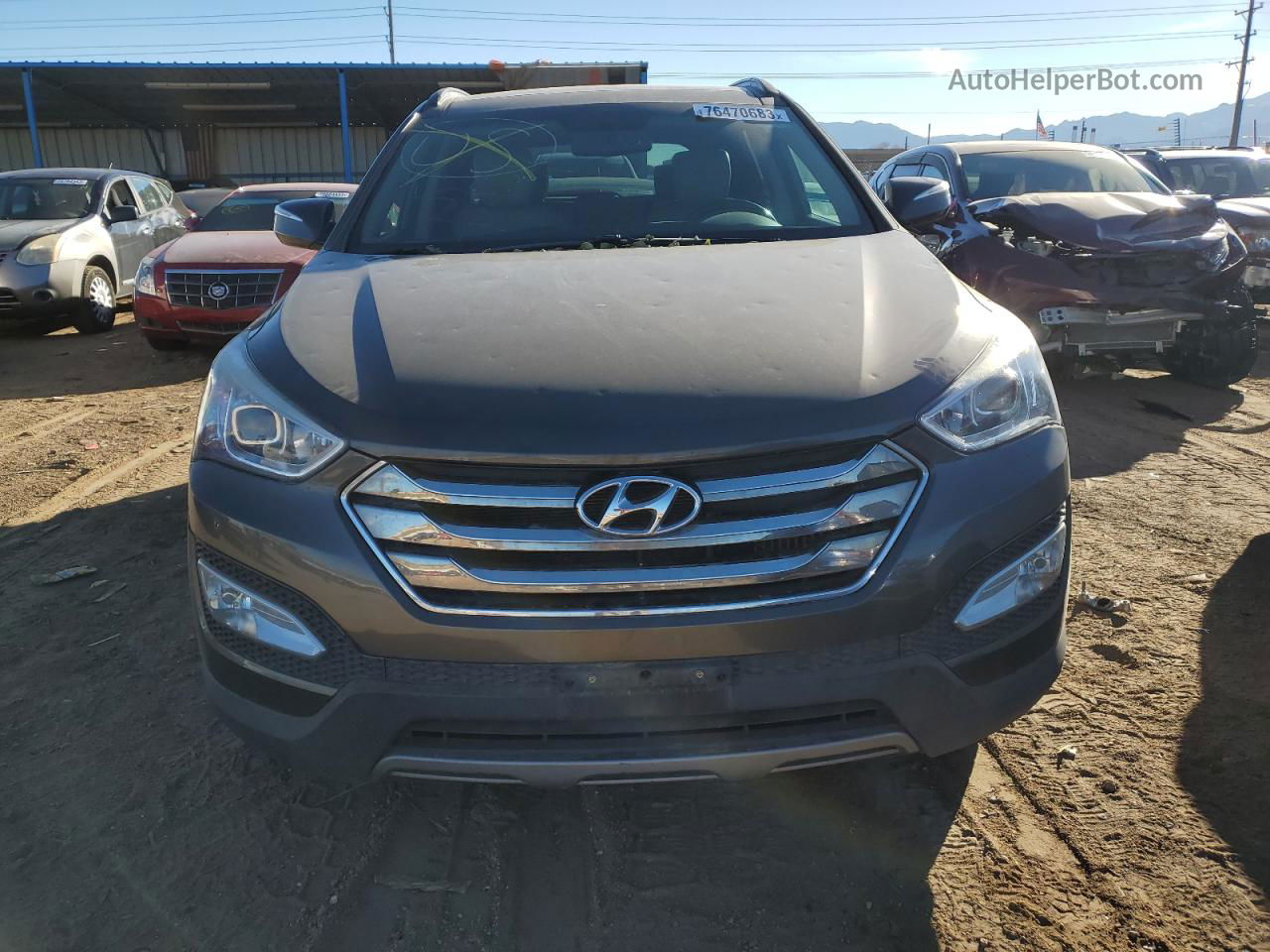 2014 Hyundai Santa Fe Sport  Желто-коричневый vin: 5XYZWDLA8EG172070