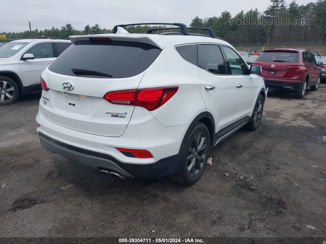 2018 Hyundai Santa Fe Sport 2.0t Ultimate Белый vin: 5XYZWDLA8JG544775