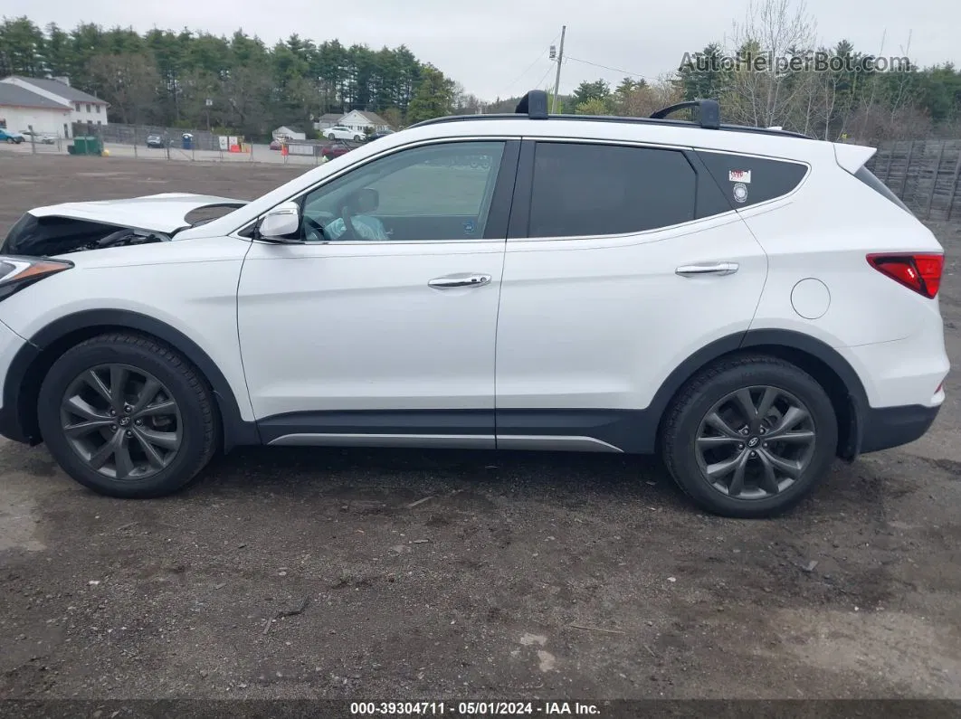 2018 Hyundai Santa Fe Sport 2.0t Ultimate Белый vin: 5XYZWDLA8JG544775