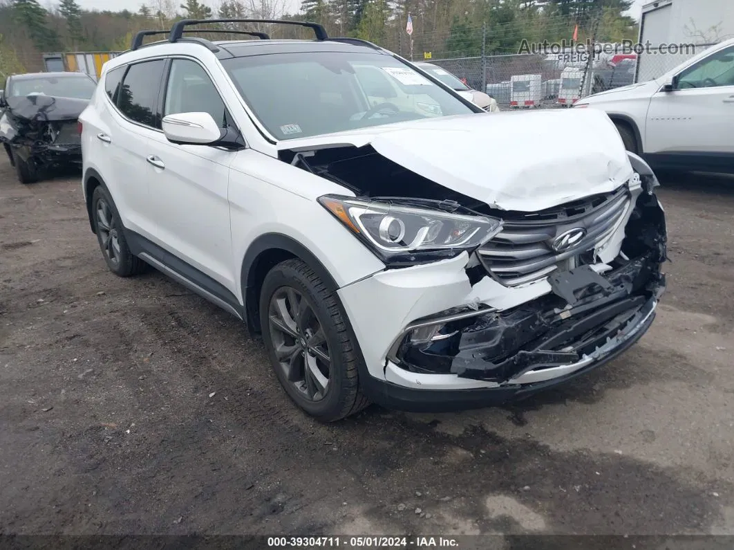 2018 Hyundai Santa Fe Sport 2.0t Ultimate Белый vin: 5XYZWDLA8JG544775