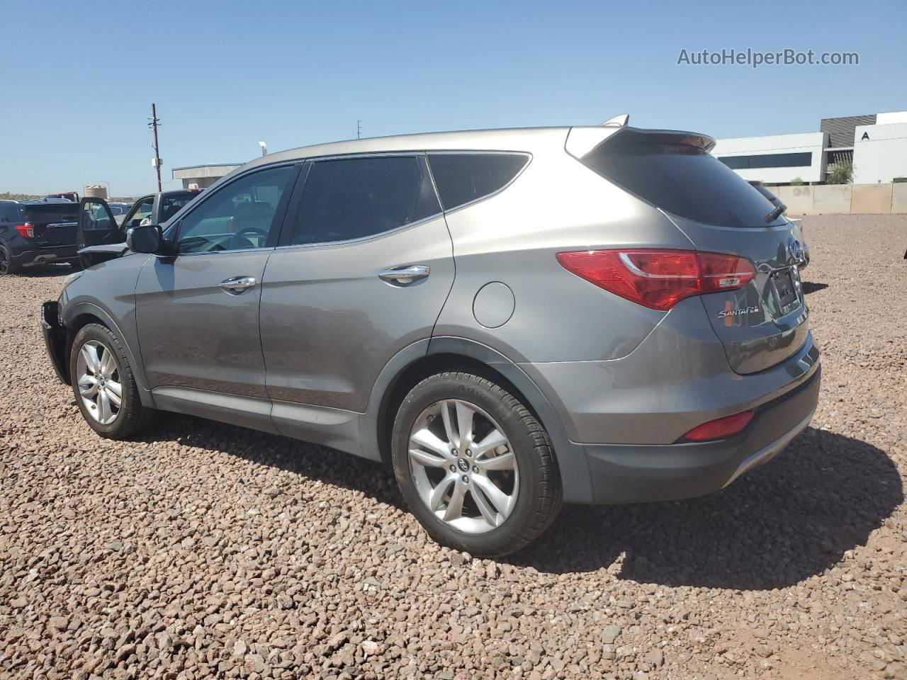 2013 Hyundai Santa Fe Sport  Gray vin: 5XYZWDLA9DG005716